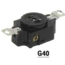 G40  เต้ารับ Receptacle 15A  AMERICAN DENKI