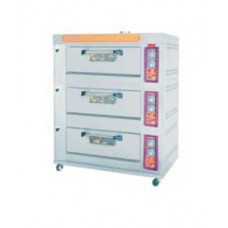 GDO3-60AS เตาอบเเก๊สเเละไอน้ำ 3 ชี้น 3 Deck Gas  Oven with Steam  bsolute