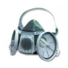 GM-22  หน้ากากครึ่งหน้าท่อคู่ วัสดุยางสังเคราะห์  SHIGEMATSU 