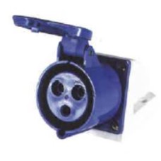 HT123  เต้ารับติดลอย Current 32A DAKO