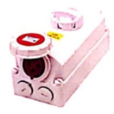 HTPZ1241  เต้ารับพร้อมสวิทช์อินเตอร์ล็อกกันน้ำ Current 32A DAKO