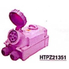 HTPZ21351  เต้ารับพร้อมสวิทช์อินเตอร์ล็อกกันน้ำ Current 63A DAKO