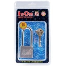 I161-1010 กุญแจเหล็กคาร์บอน คอยาว ขนาด 40 มม. ISON