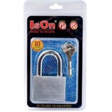 I161-1025 กุญแจเหล็กคาร์บอน คอสั้น ขนาด 60 มม. ISON