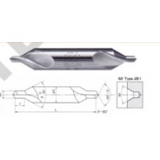 J1CD0.7 J1CD1.0 J1CD1.5 J1CD2.0 J1CD2.5  ดอกเจาะนำศูนย์ 60° Type JIS1 รุ่น J1CD OKABE