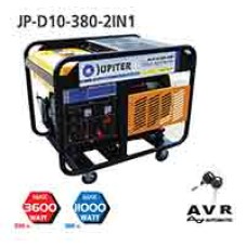 JP-D10-380-2IN1 เครื่องยนต์ปั่นไฟ ดีเซล น้ำหนัก 175 Kgs JUPITER
