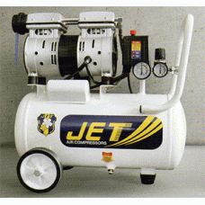 JTO-25 ปั๊มลมไร้น้ำมัน ความจุถังลม 25 L JET