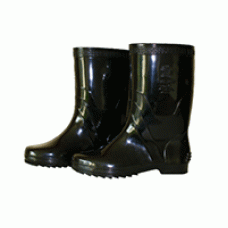 K401-2901  รองเท้าบูทยางดำ สูง 12" เบอร์ 10" K.D.