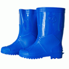 K401-5511  บูทยาง สีน้ำเงิน สูง 12" เบอร์ 10"  K.D.