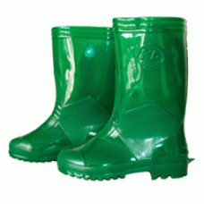 K401-5521  บูทยาง สีเขียว สูง12" เบอร์ 10"  K.D.