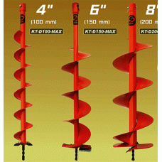 KT-D100-MAX  ดอกสว่านเจาะดินแข็งพิเศษ (รุ่นใบมีดทังสเตน)  ขนาด ⌀ 4"(100mm)  Kanto