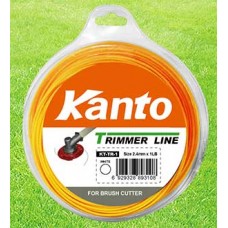 KT-TR-6  สายเอ็นตัดหญ้า ขนาด 3mm x 1ปอนด์ สีเหลือง  Kanto