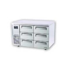 KUR12-3D-6  ตู้เเช่เย็น-เเช่เเข็งเเบบลิ้นชักวางใต้เคาน์เตอร์  Drawer Refrigerator TURBO AIR