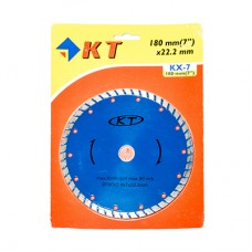 KX-7 ใบเพชรตัดคอนกรีต,หินอ่อน 7" สีฟ้า KT