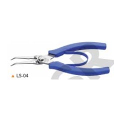 LS-04  คีมปากแหลมปากงอไม่มีฟัน วัสดุเป็นแสตนเลส Size 165 mm  3.Peaks