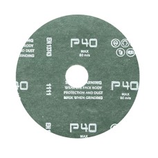 M318-0150  กระดาษทรายกลม 5" 125 mm Size #A40 ขัดโลหะ  MARATHON
