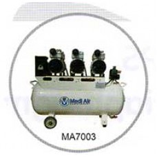 MA7003 ปั๊มสุญญากาศ Oil Free กำลังไฟฟ้า 3 HP 2.25 Kw Medi Air