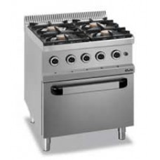 MG7G4F77XS Gas range 4 burners with gas oven MBM เตาแก๊ส4หัว