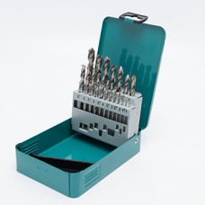 MP007075  D-54053 ชุดดอกสว่านเจาะเหล็กสีเงิน 19 ดอก/ชุด(TT)  MAKITA