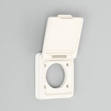 PLC43W ฝาครอบเต้ารับ สีขาว AMERICAN DENKI