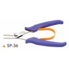 SP-36  คีมปากแบนไม่มีฟัน วัสดุเป็นแสตนเลส Size 140 mm  3.Peaks