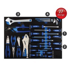 SP50070 ชุดเซ็ตเครื่องมือ คีม ไขควง หกเหลี่ยม 27 ชิ้น เอสพีทูล SP TOOLS