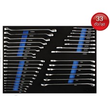 SP50804F ชุดประแจรวม 33 ชิ้น เอสพีทูล SP TOOLS