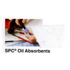 SPC100 วัสดุดูดซับน้ำมันและสารเคมีเหลว สีขาว SPC