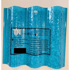 TNPCM 106  โพลีคาร์บอเนตแผ่นตัน แบบลอนเล็ก สีฟ้าน้ำทะเล Blue TN MINIWAVE