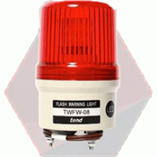 T431-TWFW10L2R  ไฟหมุน ไฟไซเรนแบบกระพริบ หลอด LED 100มม. สีแดง  TEND