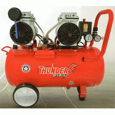 TDO-250 ปั๊มลมไร้น้ำมัน ความจุถังลม 50L THUNDER POWER