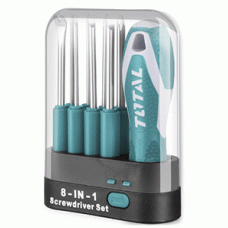 THT 250906  ไขควงเปลี่ยนด้าน 8 IN 1 ขนาด 180mm  TOTAL