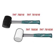 THT 76816  ฆ้อนยาง ด้ามไฟเบอร์  ขนาด 8oz/220 g.  TOTAL