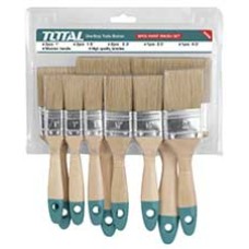 THT 8414091  ชุดแปรงทาสีด้ามไม้ 9 อัน  TOTAL