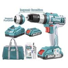 TIDLI 2002  ชุดสว่านกระแทกแบตเตอรี่ไร้สาย 20V ขนาด 3/8"(10mm) TOTAL