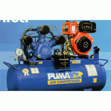 TPU-30D ชุดปั๊มลมประกอบเครื่องยนต์ Tiger ความจุถังลม 165L PUMA