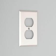 V41S  1-Gang 1-Receptacle, Duplex Wall Plate for Duplex Receptacle [Stainless] AMERICAN DENKI