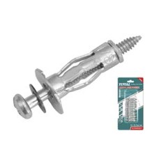 WJHW 4003811  พุกร่มเหล็กซุบซิงค์เงิน  ขนาด 4x38mm  TOTAL