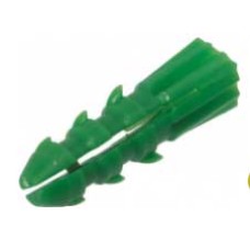 WP-1006  เบสท์ พลาสติกวอร์ลปลั๊ก แองเคอร์ Best Plastic Wall Plug Anchor รุ่น WP-10 ยาว 6x30 mm. สีเขียว