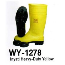 รองเท้าบู๊ท PVC สีเหลือง WAYNE 