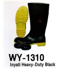 รองเท้าบู๊ท PVC สีดำ WAYNE 