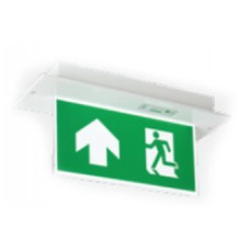 XLF-S10R-2D(1142) ป้ายทางออกฉุกเฉิน ฝังฝ้าแบบยึดกับฝ้า LED exit sign DYNO