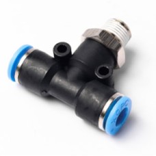 X022-XPB06-01 ข้อต่อลม3ทางเกลียวกลาง 6มม.X1/8" XCPC