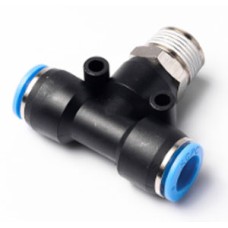 X022-XPB 10-03 ข้อต่อลม3ทางเกลียวกลาง 10 มม.X3/8" XCPC
