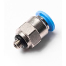 X022-XPC 06-M5 ข้อต่อลมตรงเกลียวนอก 6 มม X M5 XCPC