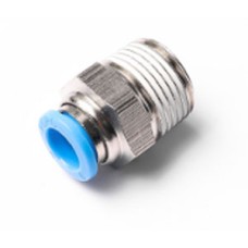 X022-XPC 08-03 ข้อต่อลมตรงเกลียวนอก 8 มมX3/8" XCPC