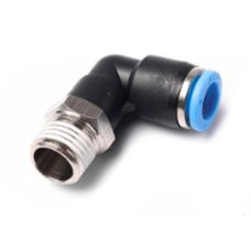 X022-XPL 08-02 ข้อต่อลมงอเกลียวนอก 8 มมX1/4" XCPC