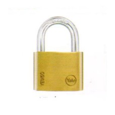YE50 กุญแจคล้องทองเหลือง 50มม. คอสั้น ระบบPIN Yaleเยล