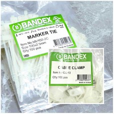 MV-110-2C เคเบิ้ลไทร์ แบบมีป้ายเขียน 4 3/8" BANDEX