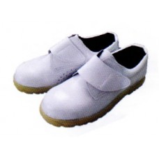 SHDMP002L รองเท้าเซฟตี้สีขาวแถบเวลโคร Safety Shoes